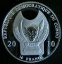 10 франка 2010(Нинджа), Демократична република Конго, снимка 2