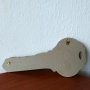 Декоративна дървена закачалка за ключове с форма на ключ в стил винтидж, снимка 9