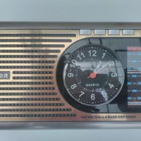 Радио Meier M-U41 - AM/FM/SW +USB/SD MP3+ LED+Часовник, снимка 1 - Радиокасетофони, транзистори - 24556414