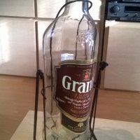 grants-4.5l-голяма бутилка от уиски-празна-55х20х20см, снимка 1 - Други - 24630757