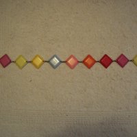 Интересен колан на цветни кубчета, снимка 2 - Колани - 22856435