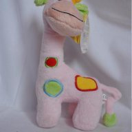 Бебешка или детска плюшена играчка  жираф на шарени петна-010, снимка 3 - Плюшени играчки - 13397890