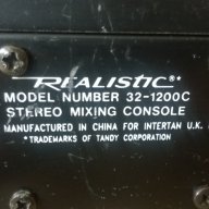 realistic-32-1200c-stereo mixing console-внос англия, снимка 11 - Ресийвъри, усилватели, смесителни пултове - 8101209