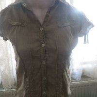 Дамска риза от лен 10 feet, снимка 1 - Ризи - 21942370
