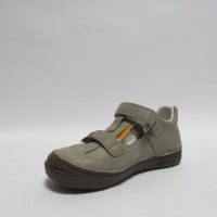 Детски обувки D.D.step естествена кожа сиво 25/30 м., снимка 2 - Детски обувки - 24540315