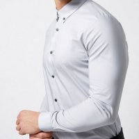 Burton Menswear Мъжка риза с дълъг ръкав - размер XL (54), снимка 2 - Ризи - 25281272