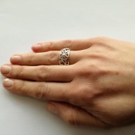 Сребърен пръстен - сребро проба 925 , снимка 3 - Пръстени - 17564185