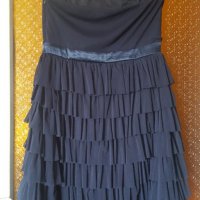 Официална тъмно синя рокля марка Jake*s, снимка 3 - Рокли - 24321298