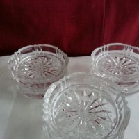  кристални чинийки , снимка 3 - Антикварни и старинни предмети - 20061841