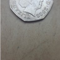 Монета 50 Английски Пенса 2002г. / 2002 50 UK Pence KM# 991, снимка 3 - Нумизматика и бонистика - 15410902