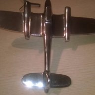 Англииски бомбардировач-31х24-хром/инокс-внос англия, снимка 9 - Антикварни и старинни предмети - 16707534