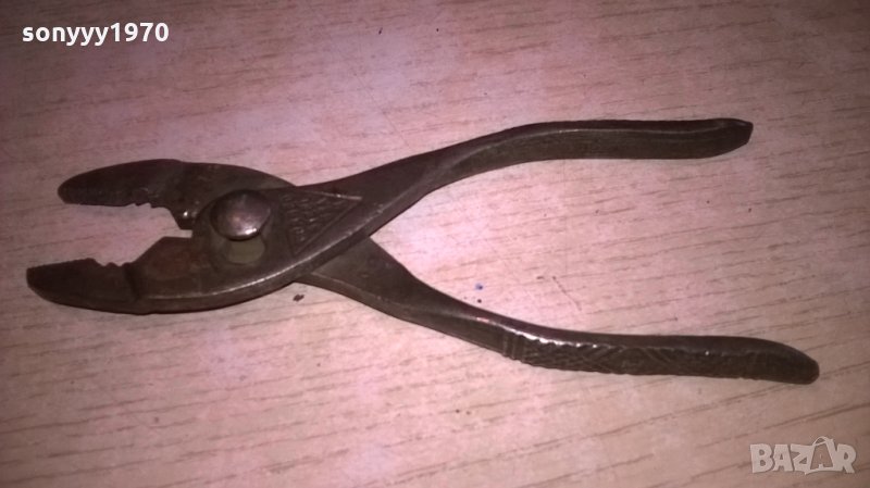 USA forged steel usa-клещи внос швеицария-16см, снимка 1