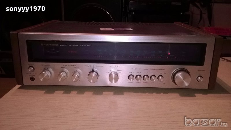 Kenwood kr-4400-stereo receiver-japan-внос швеицария, снимка 1