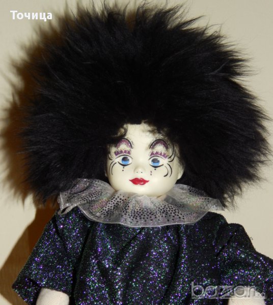 Красива кукла- клоун  -ръчна изработка , снимка 1