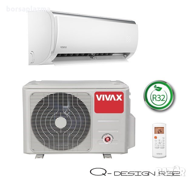 VIVAX Q-Design ACP-09CH25AEQI хладилен агент R-32, снимка 1