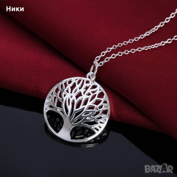 Ново Колие "Дърво" със сребърно покритие 925 - мод.16, снимка 1