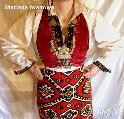 Автентична женска Македонска носия от Куманово, снимка 4 - Антикварни и старинни предмети - 23124033