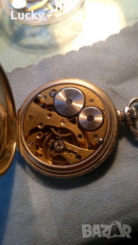 Швейцарски джобен часовник"Етерна", снимка 6 - Джобни - 24022255