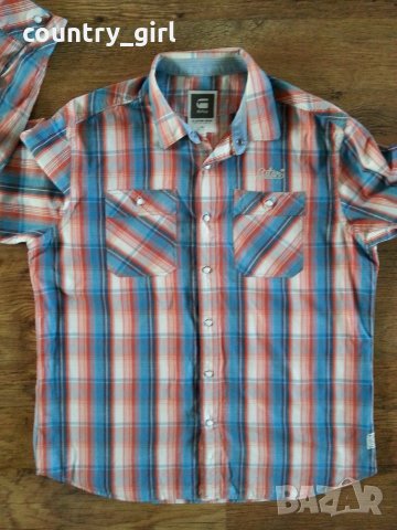 G-star - страхотна мъжка риза, снимка 4 - Ризи - 21591378