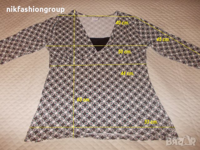 Елегантна блуза Just For You , L, XL размер, снимка 4 - Блузи с дълъг ръкав и пуловери - 24535535