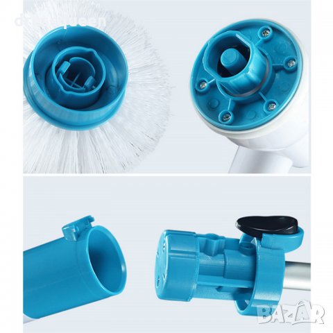 1796 Електрическа четка за почистване на баня Spin Scrubber, снимка 10 - Парочистачки и Водоструйки - 23529382
