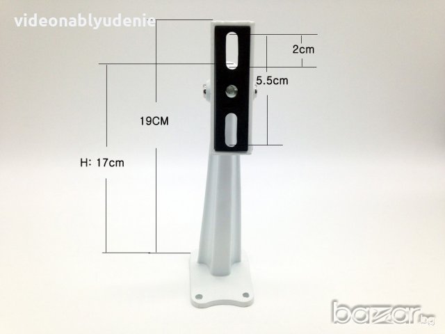 Висококачествена Лята CCTV Стойка за Охранителна Камера за Видеонаблюдение Стойка Антистатична 19см.