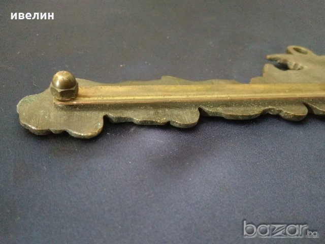стар бронзов държач, снимка 4 - Антикварни и старинни предмети - 20619318