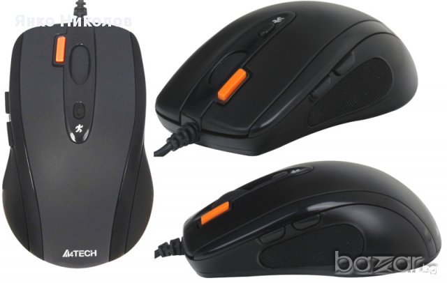 Нова Мишка 7-бутона USB оптична A4Tech N-70FX, снимка 3 - Клавиатури и мишки - 10967459