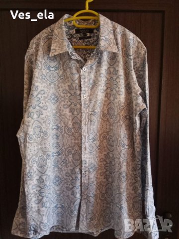 мъжка памучна риза марка SMOG Slim fit , снимка 1 - Ризи - 23122325