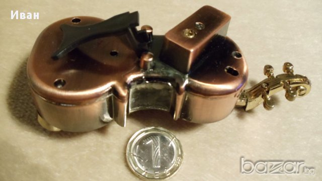 Виола цигулка запалка, снимка 8 - Антикварни и старинни предмети - 17424363