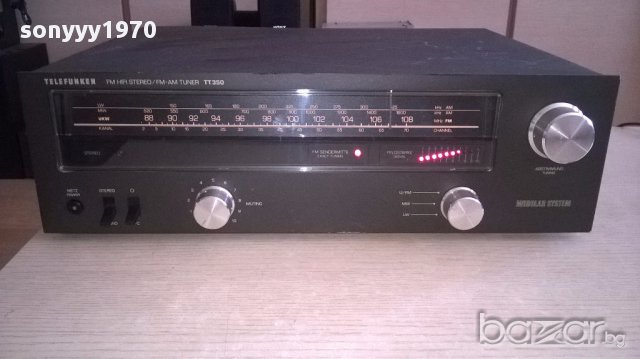 HIFI-telefunken tt350 STEREO TUNER-внос швеицария, снимка 7 - Ресийвъри, усилватели, смесителни пултове - 17959961