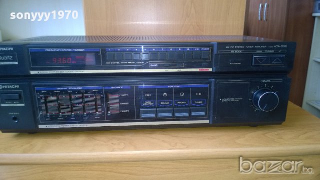  hitachi hta-d30-stereo receiver-нов внос от франция, снимка 2 - Ресийвъри, усилватели, смесителни пултове - 10324844
