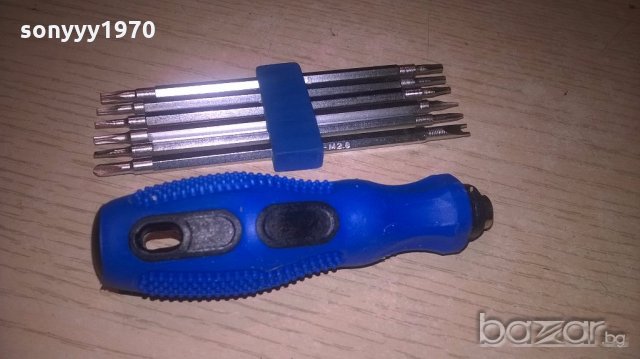 профи отвертка с специфични накраиници, снимка 7 - Отвертки - 19499691