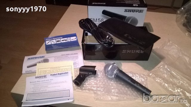 shure sm58 full complect-microphone-нов пълен комплект, снимка 9 - Микрофони - 19968160