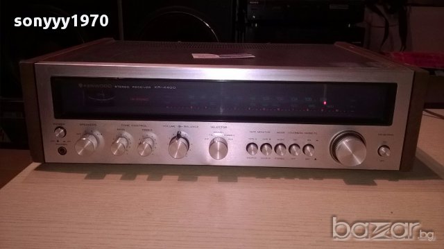 Kenwood kr-4400-stereo receiver-japan-внос швеицария, снимка 1 - Ресийвъри, усилватели, смесителни пултове - 15540734