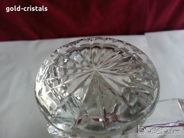 антикварна  кристална гарафа , снимка 9 - Антикварни и старинни предмети - 20721214