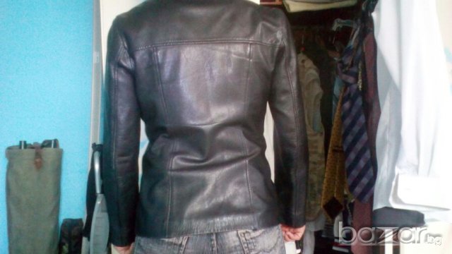 Дамско кожено сако, снимка 2 - Сака - 19848419