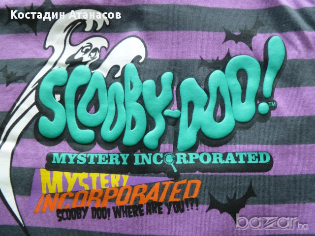 PRIMARK тениска с качулка SCOOBY-DOO 4-5 години, снимка 3 - Детски тениски и потници - 17957578