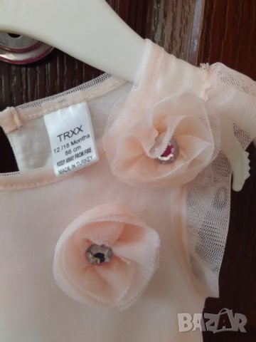 Елегантна рокличка цвят екрю, снимка 2 - Бебешки рокли - 22875707