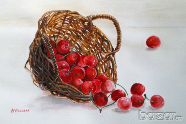 Череши , снимка 2 - Картини - 9670726