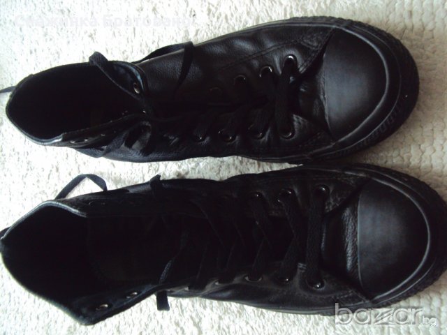 Мъжки спортни кожени кецове на КОНВЕРСЕ, снимка 2 - Кецове - 18415572