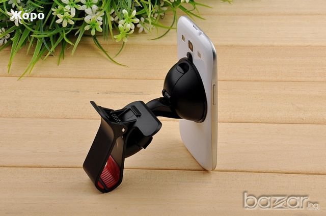 Универсална стойка поставка щипка за кола  за телефон Samsung galaxy s3 s4 s5 note iPhone HTC,gps, снимка 8 - Калъфи, кейсове - 9220368