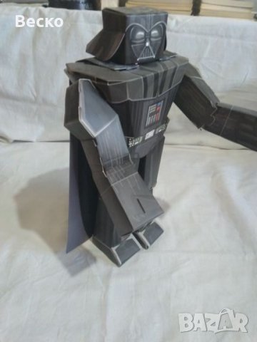 Сглобен 3D пъзел на Darth Vader от Star Wars, снимка 4 - Конструктори - 25683183