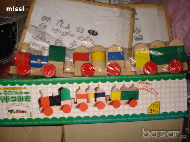 дървен влак, снимка 3 - Рисуване и оцветяване - 12890837