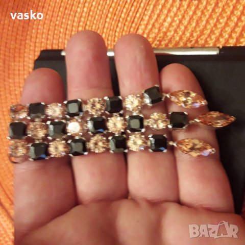 Сребро с камъни-38грама, снимка 5 - Колиета, медальони, синджири - 23320917