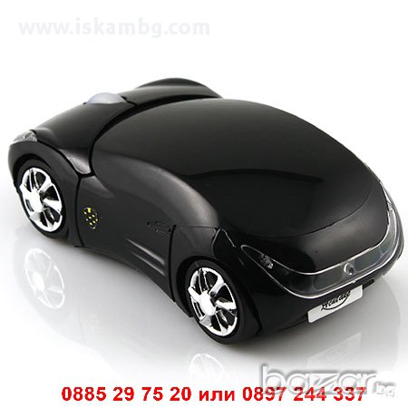 Мишка във форма на кола - ЧЕРНА , снимка 2 - Клавиатури и мишки - 12971817