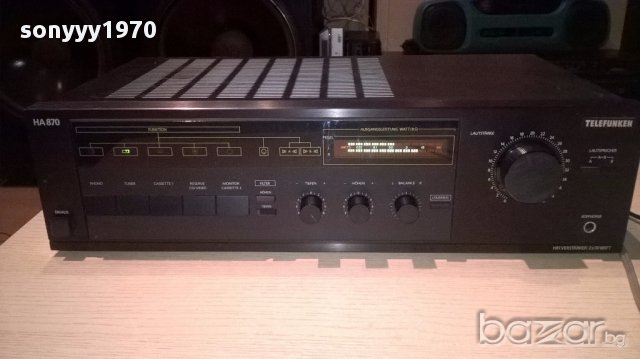 *telefunken ha-870 amplifier made in germany-внос швеицария, снимка 11 - Ресийвъри, усилватели, смесителни пултове - 14198048