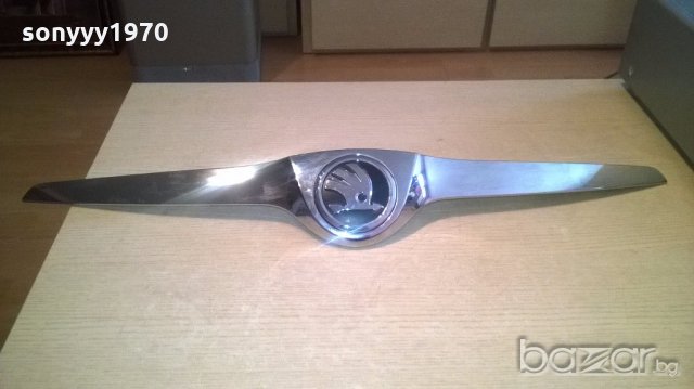 Skoda-маска с емблема-нова 79х11.5см-внос швеицария, снимка 6 - Аксесоари и консумативи - 18587261