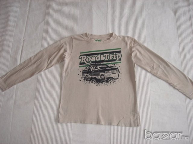 M& M, блуза с дълъг ръкав за момче,122 см. , снимка 2 - Детски Блузи и туники - 16381218