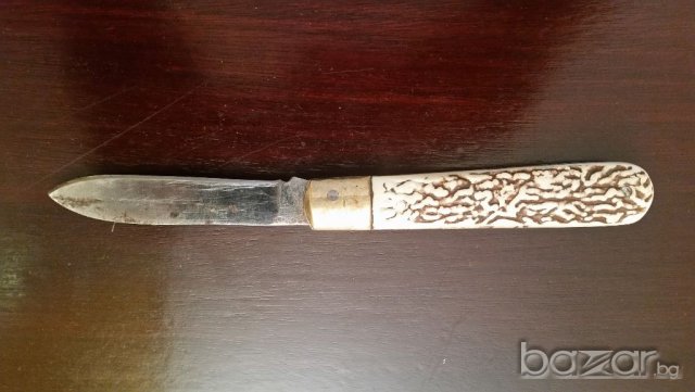 Старо джобно ножче ., снимка 2 - Антикварни и старинни предмети - 17353002
